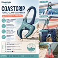 Hingsingje™ CoastGrip Towel Clamp Carabiner